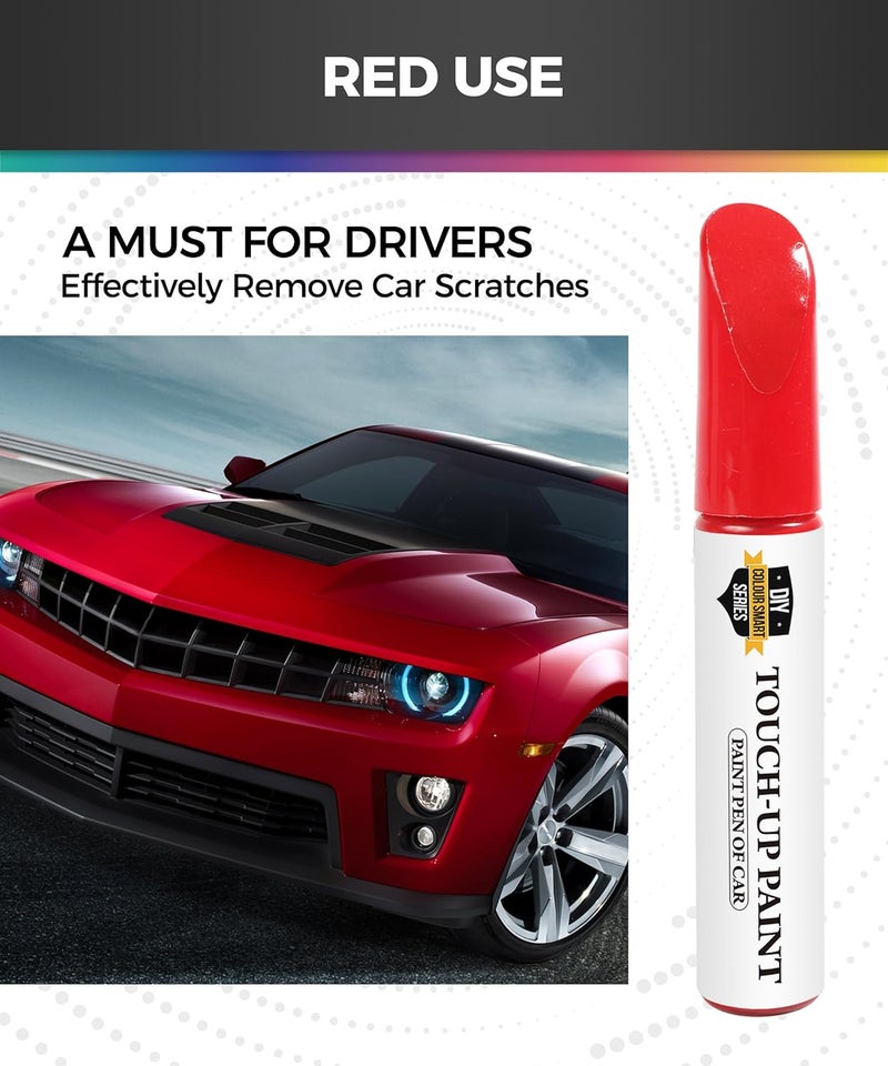 UBOG Car Paint Scratch Repair,Touch Up Paint for Cars,Touch Up Paint Pen,Car Accessories Car Scratch Repair,Car Touch Up Paint,Car Scratch Remover Pen,Car Paint Pen for Erase Car Scratches (Red) - Image 5